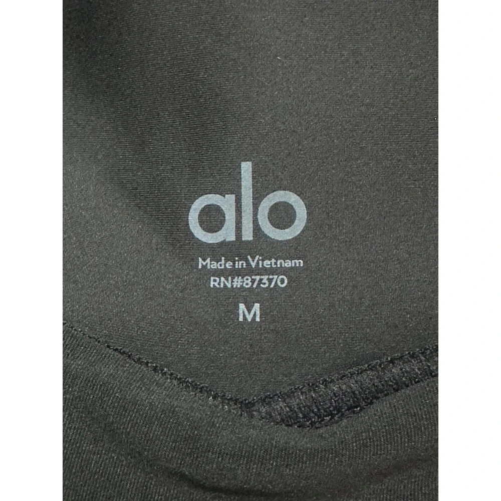 ALO Yoga Black Pleated A-Line Skirt M